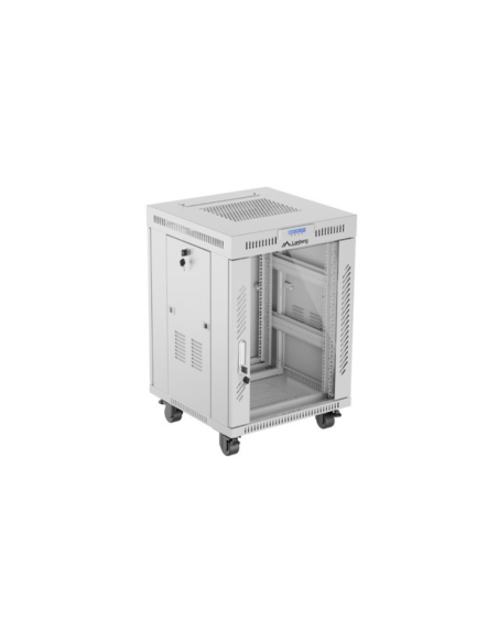 Lanberg FF01-6615-12SL armario rack 15U Rack o bastidor independiente Gris