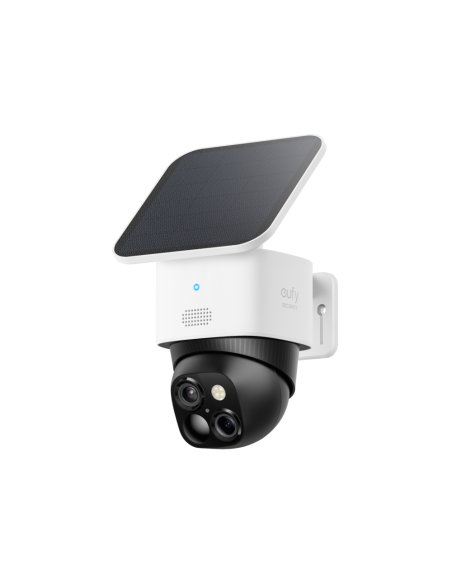 Eufy SoloCam S340, cámara solar de seguridad, cámara exterior inalámbrica, vigilancia de 360°, sin puntos ciegos, Wi - Fi 2,4 GH