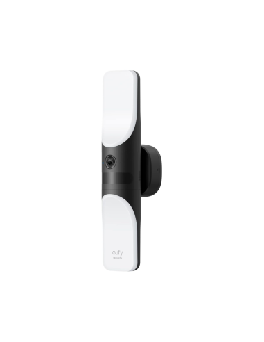 Eufy Security Wired Wall Light CAM S100, cámara de Seguridad para Exteriores, cámara 2K con iluminación de 1200 lúmenes, luz act