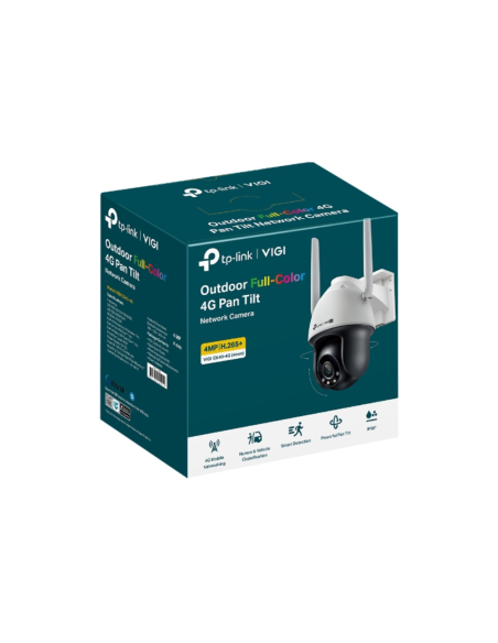 TP-Link VIGI C540-4G Torreta Cámara de seguridad IP Interior y exterior 2560 x 1440 Pixeles Techo/pared