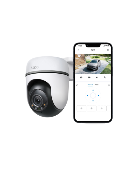 TP-Link Tapo TC41 V2 Esférico Cámara de seguridad IP Interior y exterior 2304 x 1296 Pixeles Techo/Pared/Poste