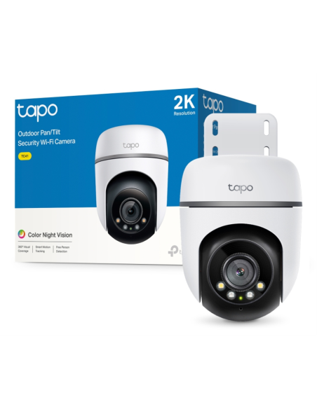 TP-Link Tapo TC41 V2 Esférico Cámara de seguridad IP Interior y exterior 2304 x 1296 Pixeles Techo/Pared/Poste