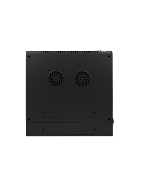 Lanberg WF02-6609-10B armario rack 9U Bastidor de pared Negro