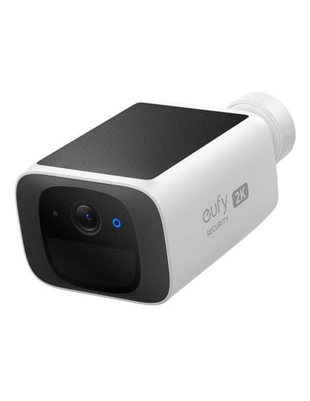 Eufy Security SoloCam S220, Camara vigilancia WiFi Exterior, Camara vigilancia WiFi Exterior Solar,2K resolución, IP67, nessun c