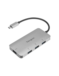 Targus ACH226EU hub de interfaz USB 3.2 Gen 1 (3.1 Gen 1) Type-C 5000 Mbit/s Plata