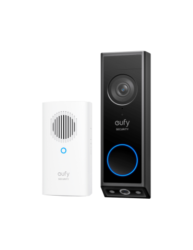 Eufy Security Video Doorbell E340, cámara doble con sistema de control de entregas, 2K Full HD y visión nocturna a color, por ca