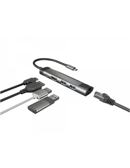 NATEC Fowler Go USB 3.2 Gen 1 (3.1 Gen 1) Type-C Acero inoxidable