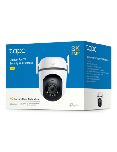 TP-Link Tapo TC43(EU) V2 Esférico Cámara de seguridad IP Interior y exterior 2880 x 1620 Pixeles Techo/Pared/Poste