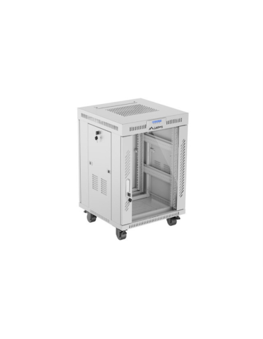 Lanberg FF01-6615-12SL armario rack 15U Rack o bastidor independiente Gris