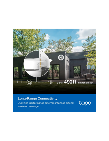 TP-Link Tapo TC43(EU) V2 Esférico Cámara de seguridad IP Interior y exterior 2880 x 1620 Pixeles Techo/Pared/Poste