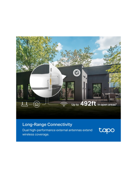 TP-Link Tapo TC43(EU) V2 Esférico Cámara de seguridad IP Interior y exterior 2880 x 1620 Pixeles Techo/Pared/Poste