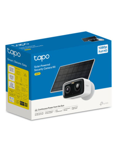 TP-Link Tapo TC80 KIT cámara de vigilancia Bala (forma) Cámara de seguridad IP Exterior 1920 x 1080 Pixeles Techo/Pared/Poste