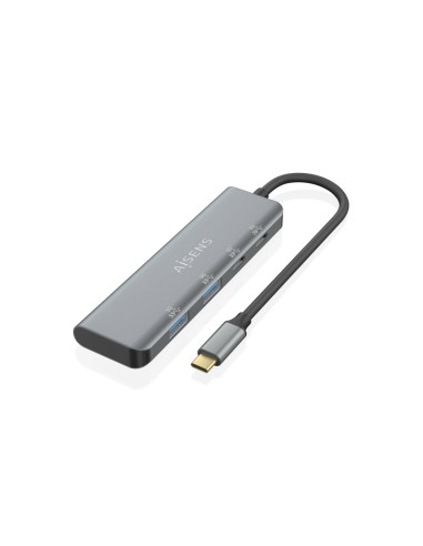 AISENS A109-0763 hub de interfaz USB 3.2 Gen 1 (3.1 Gen 1) Type-C 5000 Mbit/s