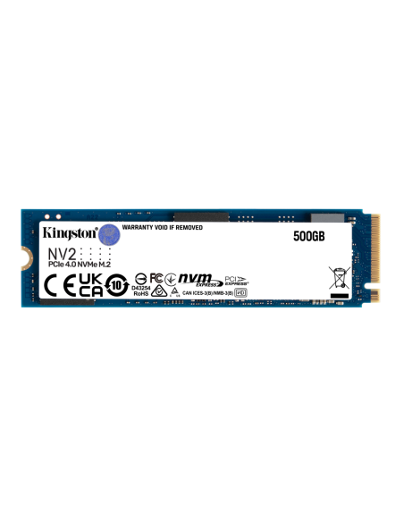 Kingston Technology NV2 500 GB M.2 PCI Express 4.0 NVMe 3D NAND