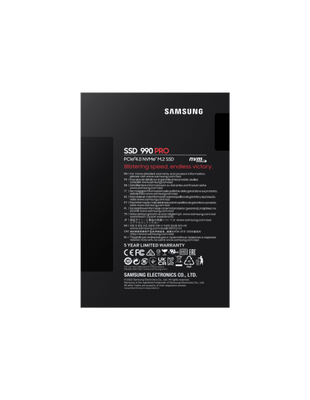 Samsung 990 PRO 1 TB M.2 PCI Express 4.0 NVMe V-NAND MLC