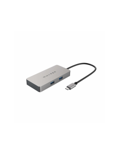 HYPER HDMB2 hub de interfaz USB 3.2 Gen 1 (3.1 Gen 1) Type-C 5000 Mbit/s Acero inoxidable