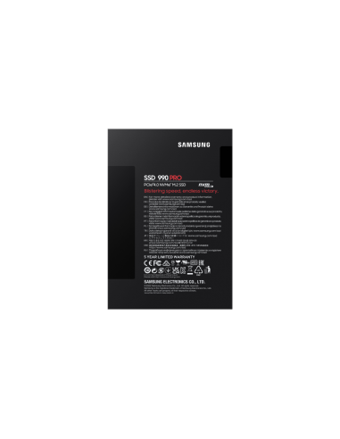 Samsung 990 PRO 2 TB M.2 PCI Express 4.0 NVMe V-NAND MLC