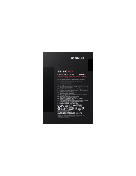 Samsung 990 PRO 2 TB M.2 PCI Express 4.0 NVMe V-NAND MLC