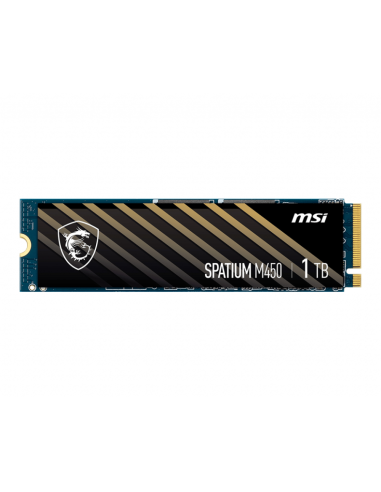 MSI SPATIUM M450 PCIe 4.0 NVMe M.2 1TB PCI Express 4.0 3D NAND