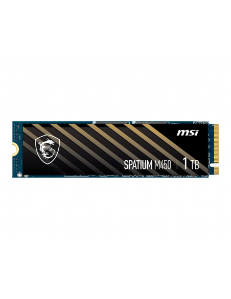 MSI SPATIUM M450 PCIe 4.0 NVMe M.2 1TB PCI Express 4.0 3D NAND