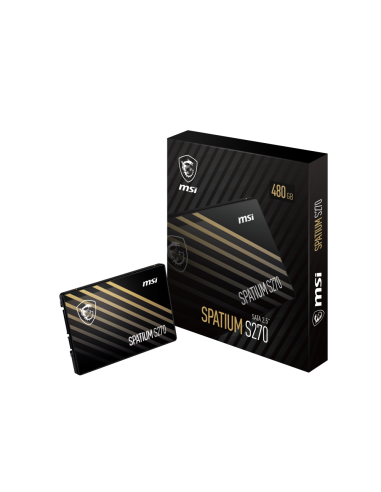 MSI Spatium S270 SATA 2.5 480GB 2.5" Serial ATA III 3D NAND