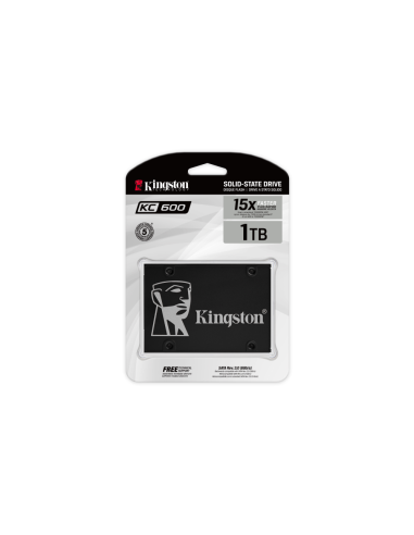 Kingston Technology Disco SSD KC600 SATA3 2,5" de 1024 G