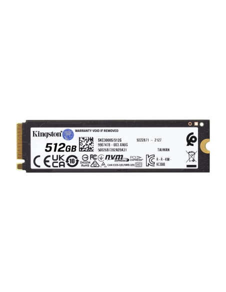 Kingston Technology 512G KC3000 M.2 2280 NVMe SSD