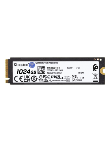 Kingston Technology 1024G KC3000 M.2 2280 NVMe SSD