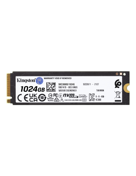 Kingston Technology 1024G KC3000 M.2 2280 NVMe SSD