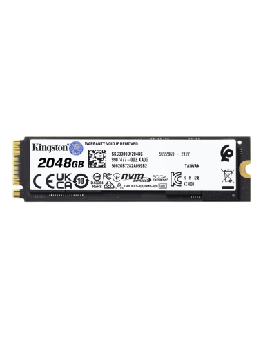 Kingston Technology 2048G KC3000 M.2 2280 NVMe SSD