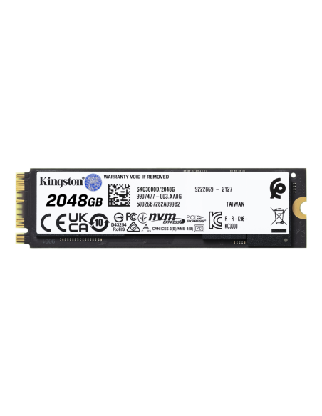Kingston Technology 2048G KC3000 M.2 2280 NVMe SSD