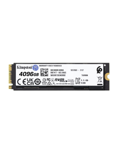Kingston Technology 4096G KC3000 M.2 2280 NVMe SSD