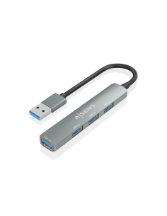 AISENS A106-0859 hub de interfaz USB 3.2 Gen 1 (3.1 Gen 1) Type-A 5000 Mbit/s