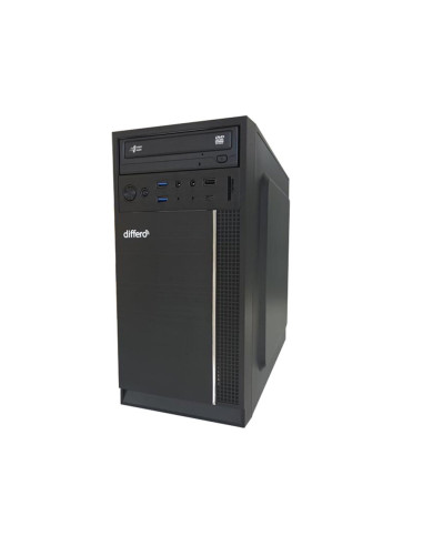 differo OR1639279 PC Intel® Core™ i5 i5-12400 DDR4-SDRAM Windows 11 Home (versión de prueba preinstalada) Midi Tower Negro