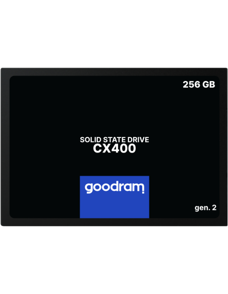 Goodram CX400 gen.2 256 GB 2.5" Serial ATA III 3D TLC NAND