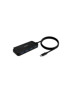 AISENS Hub USB 3.1 USB-C, USB-C/M-4x Tipo A/H, Negro, 60cm