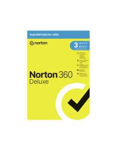 Norton 360 Deluxe Seguridad de antivirus Base Español 1 licencia(s) 1 año(s) 2