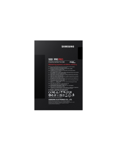 Samsung 990 PRO 4 TB M.2 PCI Express 4.0 NVMe V-NAND TLC