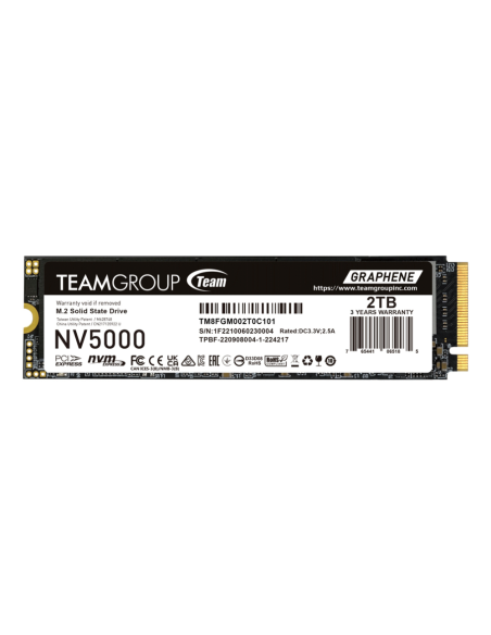 Team Group NV5000 2 TB M.2 PCI Express 4.0 NVMe 3D NAND