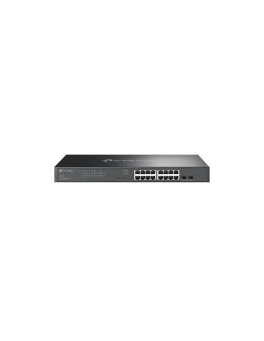 TP-Link Omada SG2218P switch Gestionado L2/L2+ Gigabit Ethernet (10/100/1000) Energía sobre Ethernet (PoE) 1U Negro