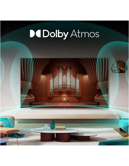 Hisense 50E77NQ 127 cm (50") 4K Ultra HD Smart TV Wifi Negro 350 cd / m²