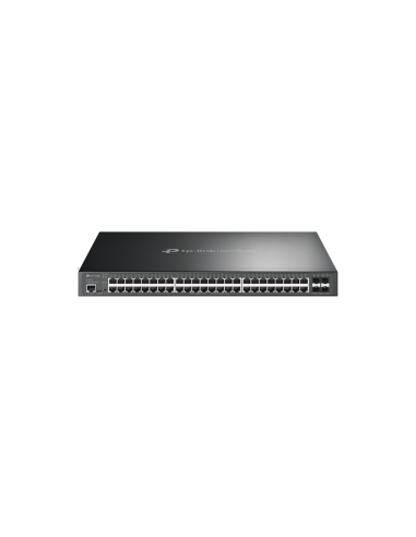 TP-Link Omada SG3452XP switch Gestionado L2+ Gigabit Ethernet (10/100/1000) Energía sobre Ethernet (PoE) 1U Negro