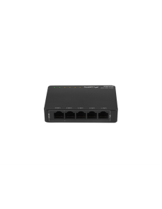 Lanberg DSP3-1005-60W switch No administrado Gigabit Ethernet (10/100/1000) Energía sobre Ethernet (PoE) Negro