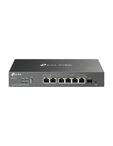 TP-Link Omada ER707-M2 router 2.5 Gigabit Ethernet, Ethernet rápido, Gigabit Ethernet Negro