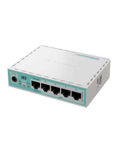 Mikrotik hEX router Gigabit Ethernet Blanco