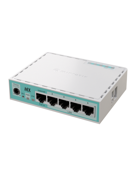 Mikrotik hEX router Gigabit Ethernet Blanco