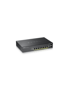 Zyxel GS2220-10HP-EU0101F switch Gestionado L2 Gigabit Ethernet (10/100/1000) Energía sobre Ethernet (PoE) Negro
