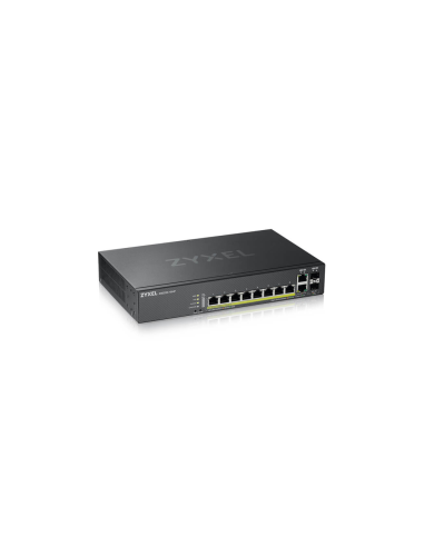 Zyxel GS2220-10HP-EU0101F switch Gestionado L2 Gigabit Ethernet (10/100/1000) Energía sobre Ethernet (PoE) Negro