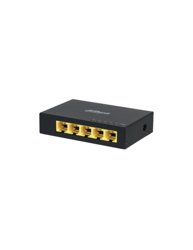 Dahua Technology Access DH-PFS3005-5GT switch No administrado L2 Gigabit Ethernet (10/100/1000) Negro