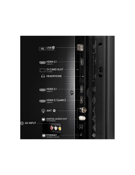 Hisense 50E77Q 127 cm (50") 4K Ultra HD Smart TV Wifi Negro